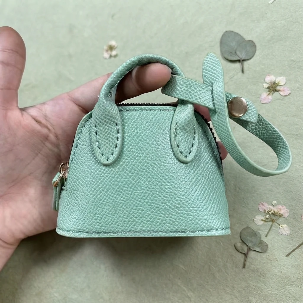 Versatile Coin Purse High-end Solid Color Portable Simple Small Bag Portable Small Jewelry Bag