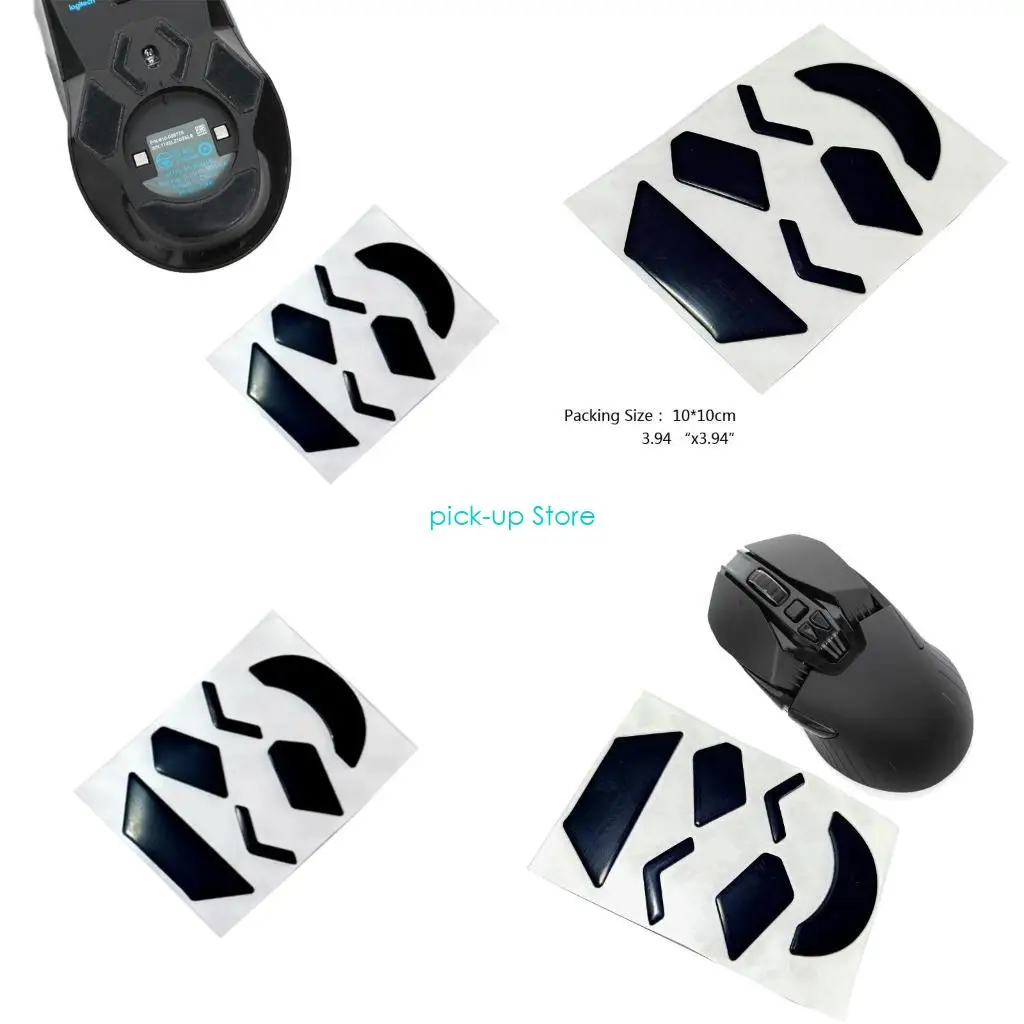 

Q5WA 1 комплект, сменные коньки для мыши, подушечки для ног, черная наклейка на ножки мыши для G903/G903 Mouse, игровая