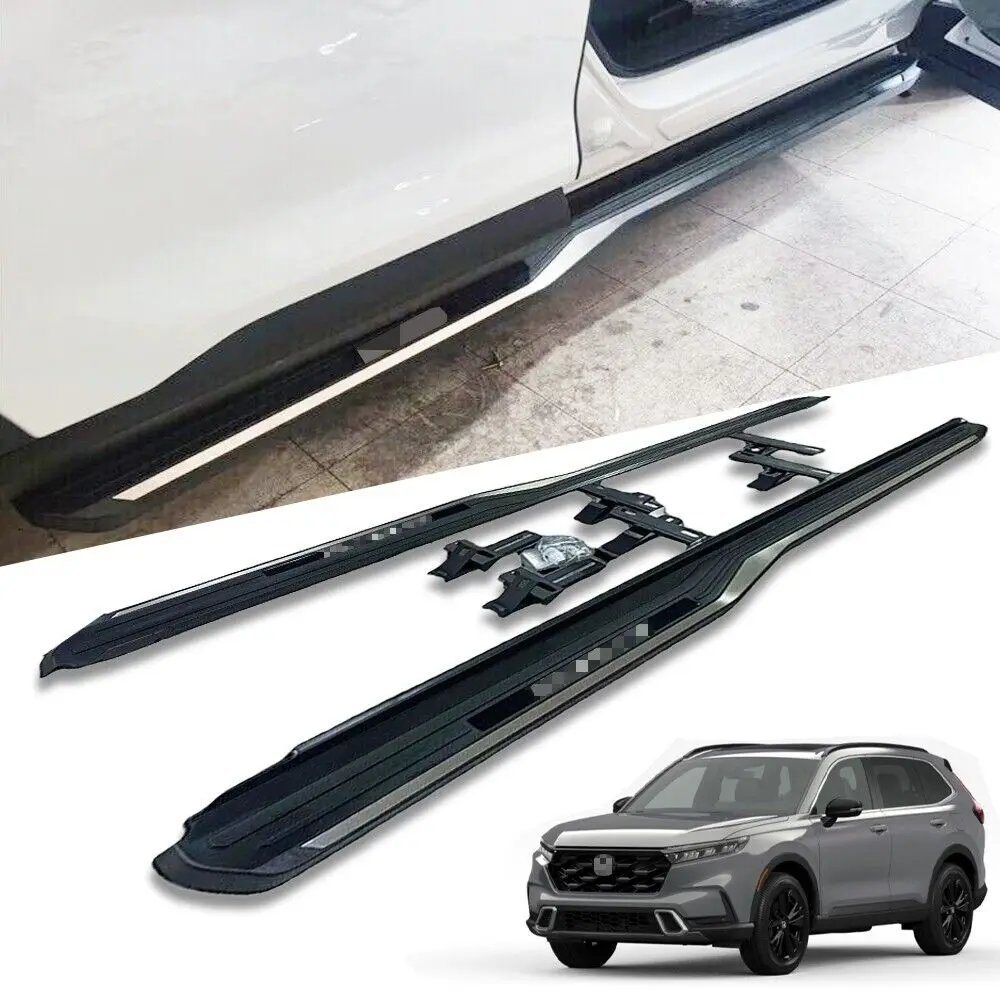 

2 шт. подходят для Honda CR-V 2023 2024 2025 2026 подножка боковая ступенька Nerf Bar боковые ступеньки с кронштейнами Sid