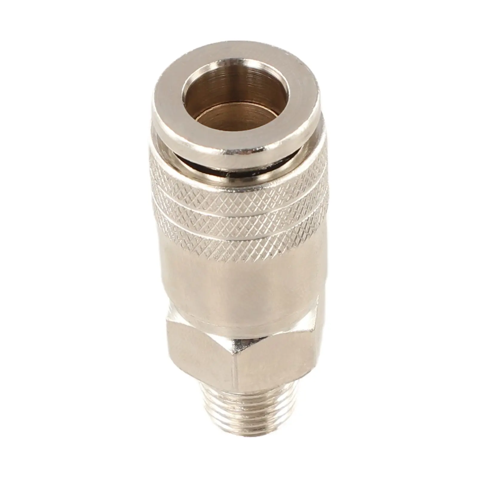 304 Stainless Steel Pneumatic Fitting Coupling Hose Quick Release Compressor Connector G1/4 Male Thread  EU Standard