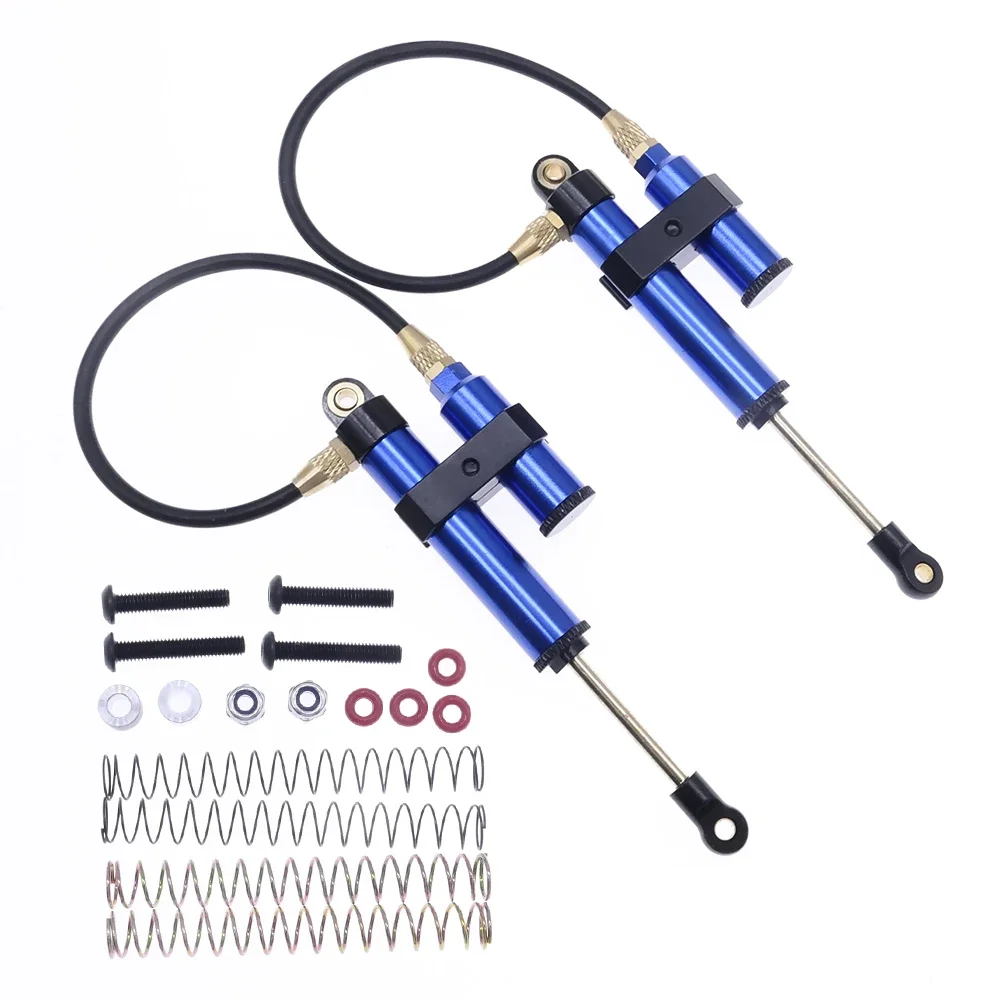 RCAWD 2pcs Alloy 108mm Oil Filled Shock Absorber Front and Rear Damper for 1-10 RGT 86100 86100JC FTX5579 Upgraded Parts
