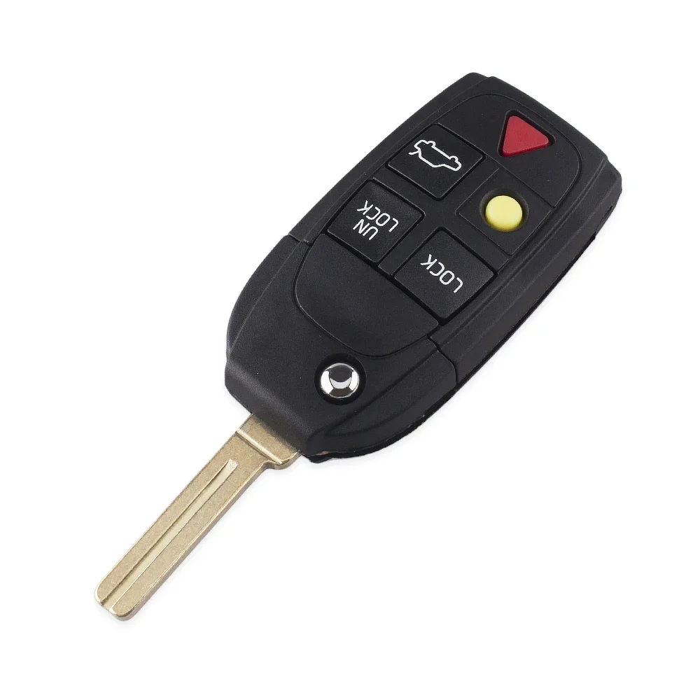 KEYYOU 2/3/4/5BNT Modified Flip Floding Remote Key Shell key Case Housing For Volvo C70 S40 S60 S70 S80 S90 V40 V70 V90 XC70 XC9