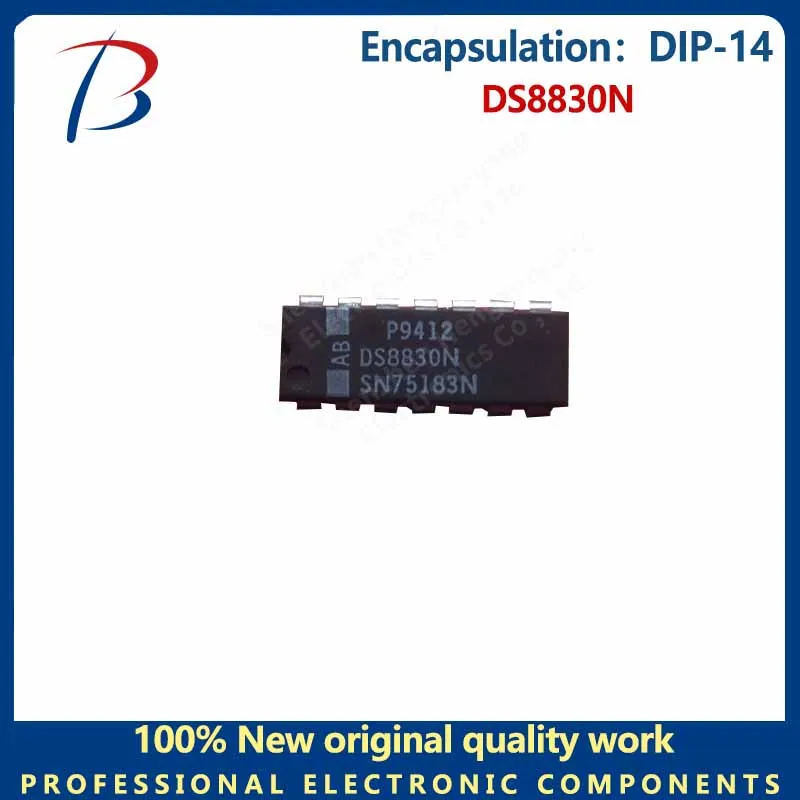 Receptor de controlador DIP-14 en línea, 10 piezas, DS8830N, chip transceptor