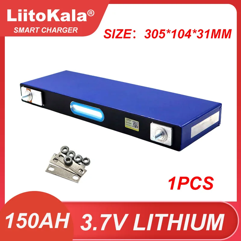 NEW Liitokala 3.7v 150Ah Lithium battery Power cell for 3 strings 12v electric vehicle Off-grid Solar Wind Large single Grade A