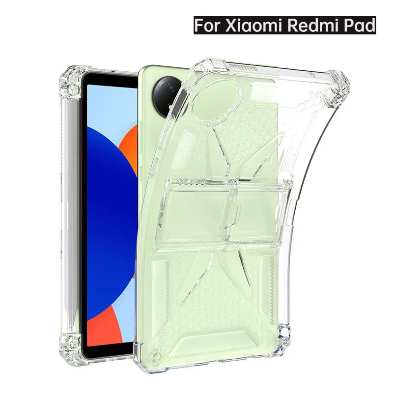 TPU Clear Soft Cover Shell dla Xiaomi Redmi Pad SE 8.7 Pro 12.1 5 6 7 Pro 11'' 12.4'' Wstrząsoodporne etui ochronne na tablet