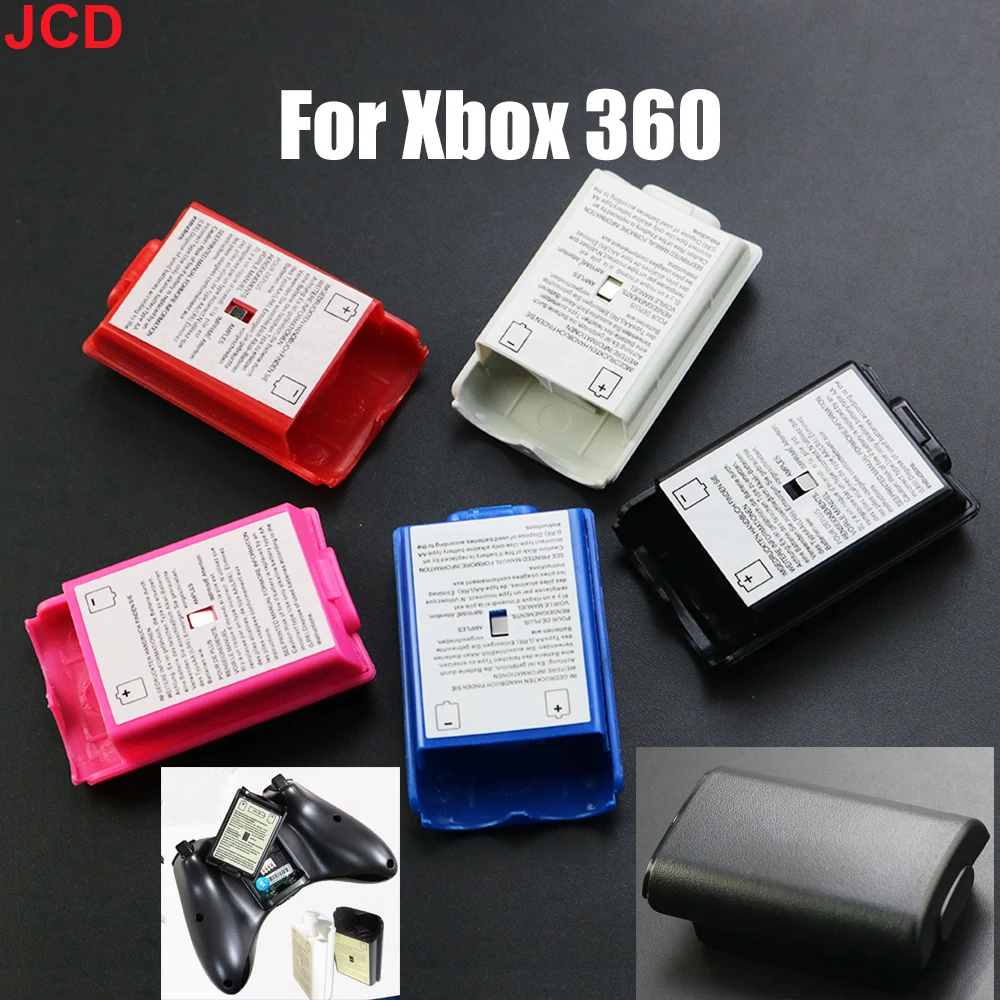 JCD 5 Stücke Game Controller Batterie Rucksack Fall AA Batterie Halter Rückseite Fall Ersatz für Xbox 360 Wireless Gamepad