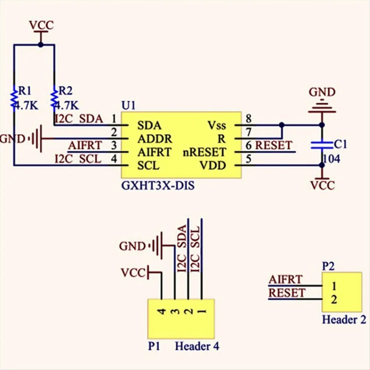 Welcome Deal~GXHT30 Module SHT30 High- Digital Temperature and Humidity Measurement Sensor Module IIC Interface