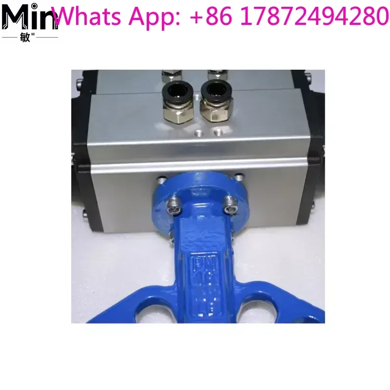 CSA Certified Full Lug Wafer Pneumatic Butterfly Valve DN80 3