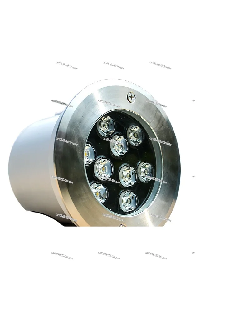 Waterproof Embedded Underwater LED Light, Ultra-Thin Underground Lamp, Colorful Pool Spotlight