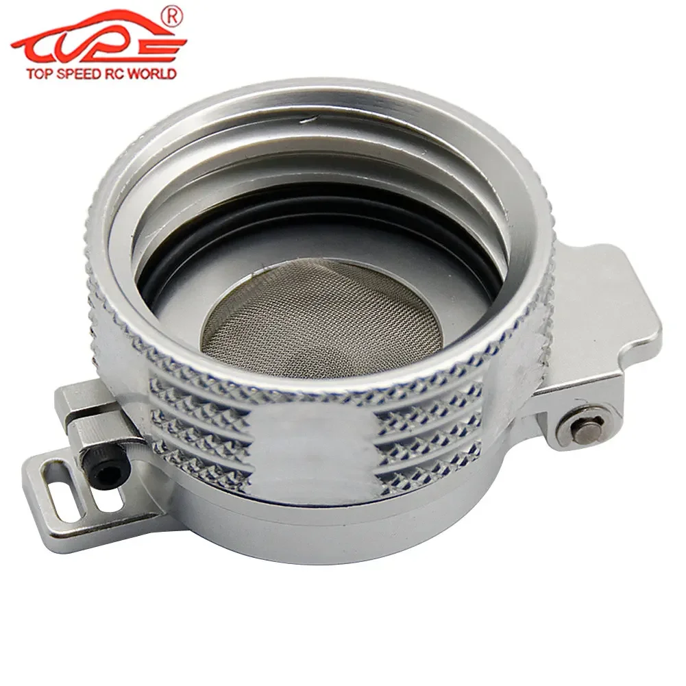 Upgrade CNC Metal Fuel Gas Tank Cap for 1/5 GTB Racing HPI ROFUN ROVAN KM BAJA 5B 5T 5SC Buggy Truck Parts