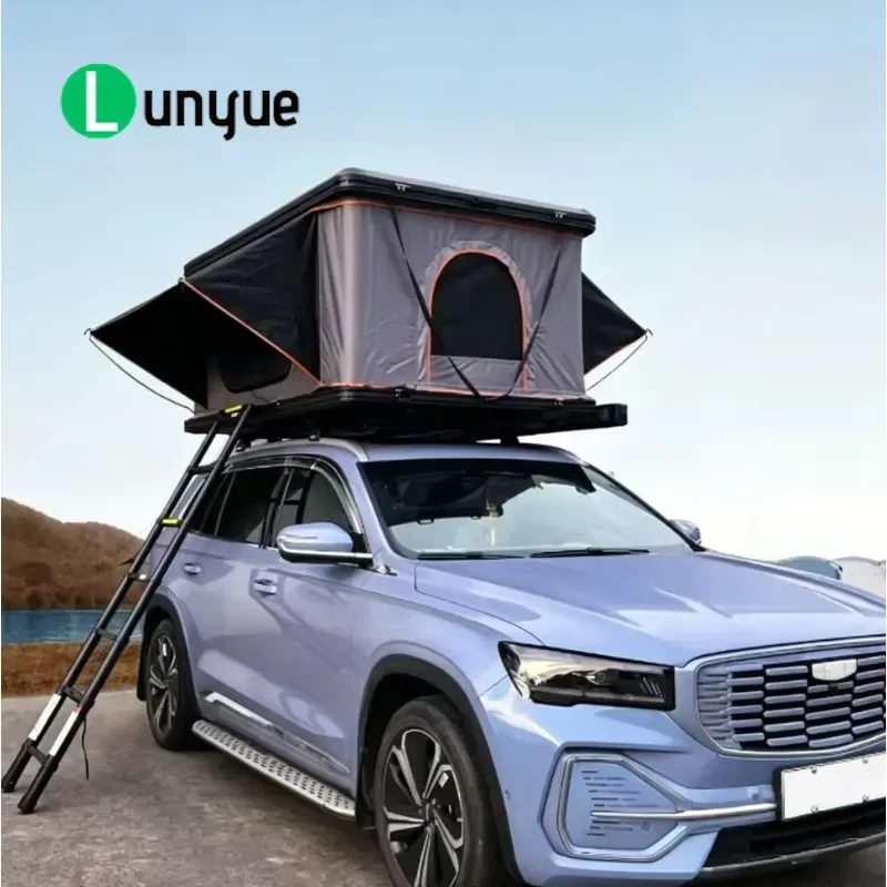 Waterproof Roof Camping Tent 300kg Load Bearing Spacious with Sponge Mattress for Outdoor Exploration