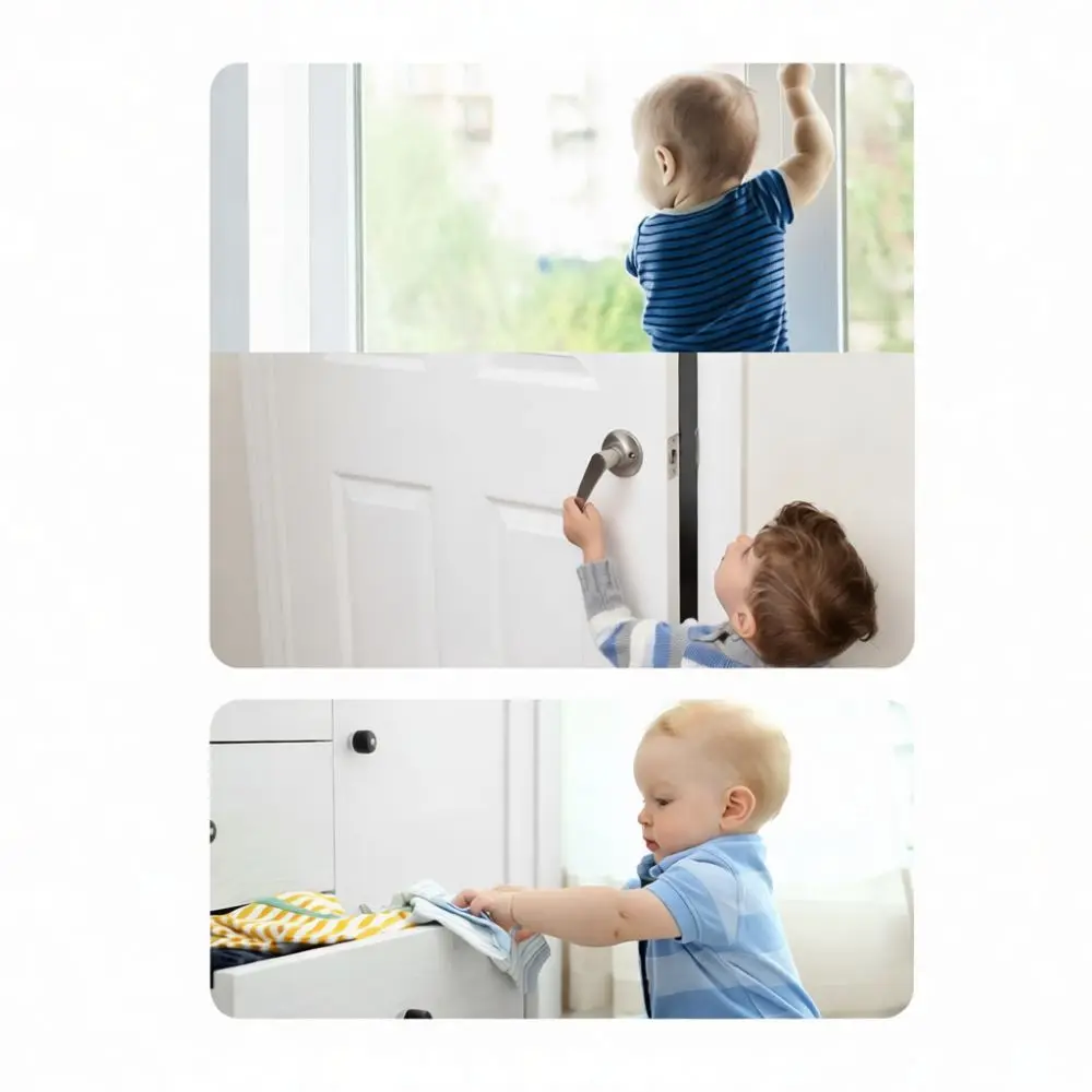 Fingerprint Lock Smart Electronic Padlock For Cabinet Drawer Glass Door Security Keyless Biometric Access Control
