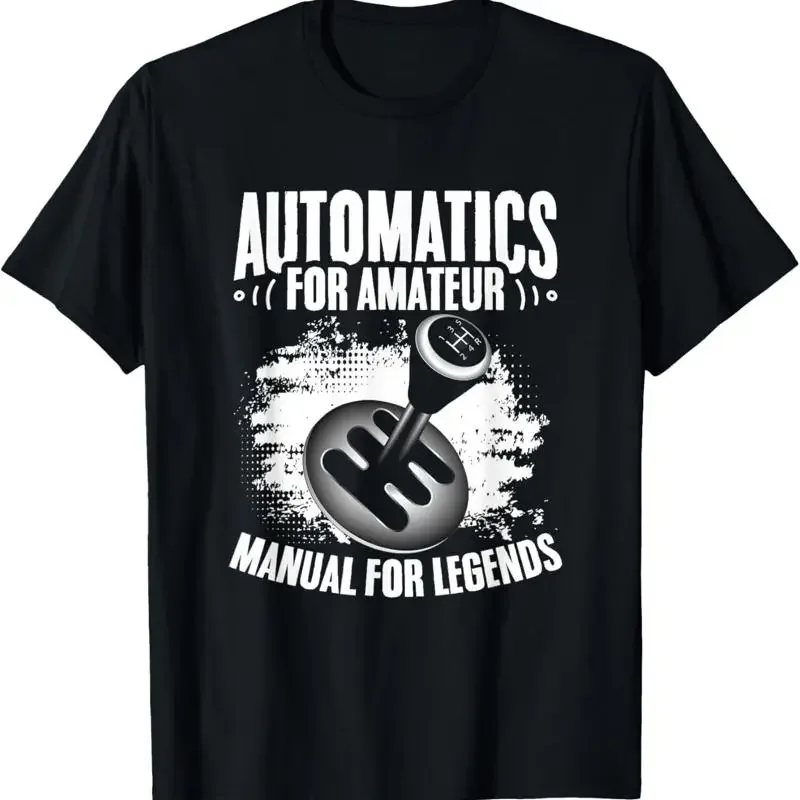 New Limited Manual Legends Gearbox Stick Shift Transmission Car T Shirt