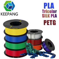 11LBS PLA PETG TPU Silk PLA Filament 1.75MM Dimensional Accuracy+/-0.03mm Multicolor Eco-Friendly 3D Printer Materials