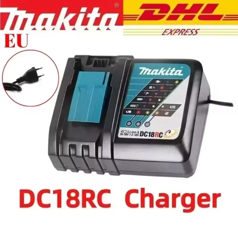 Original Makita Akku DDF487 Kabelloser Bohrschrauber Bürstenloser Elektro-Schlagschrauber Wiederaufladbares Akku-Elektrowerkzeug