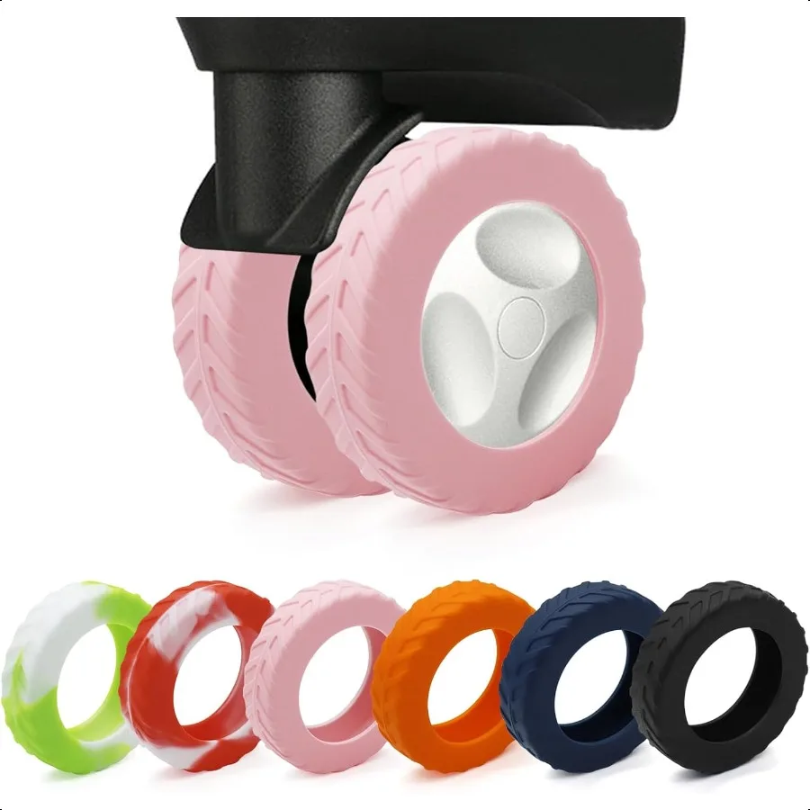 

Lage Compartment Wheel Protection Cover Upgraded 8Pack Anti Dust Scratch Noise Reduction Carry On Travel Suitcase Wheel Protect