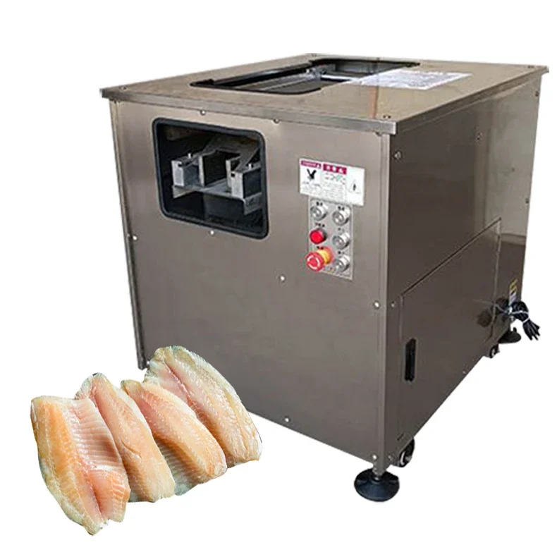 Automatic Oblique Fish Cutting Machine Electric Black Fish Boiled Fish Slicer Machine