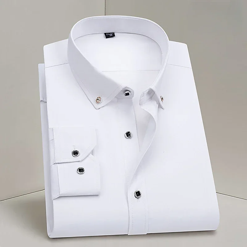 39-44 camicia a maniche lunghe da uomo, abito da lavoro, tempo libero, decorazione professionale, abiti da lavoro di nuovo stile, camicia da uomo