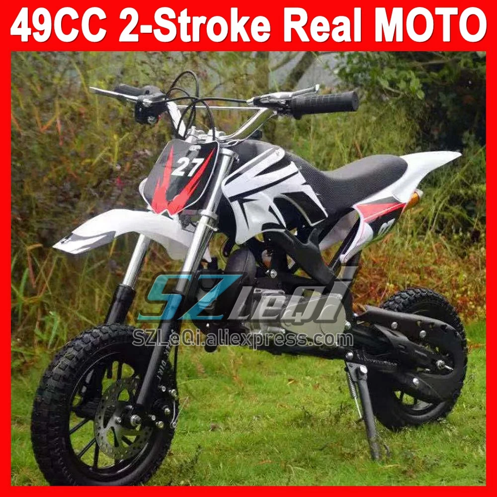 Off-road Vehicle Apollo Mountain Dirt Bike 40CC 50CC Small 2Stroke Cross Mini Motorcycle Gasoline Kart Children Racing Motobike