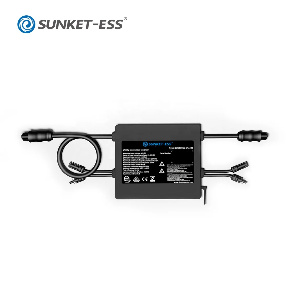 Sunket USA market micro inverter solar 250w 300w 600w 1200w 1500w grid tie  panel  