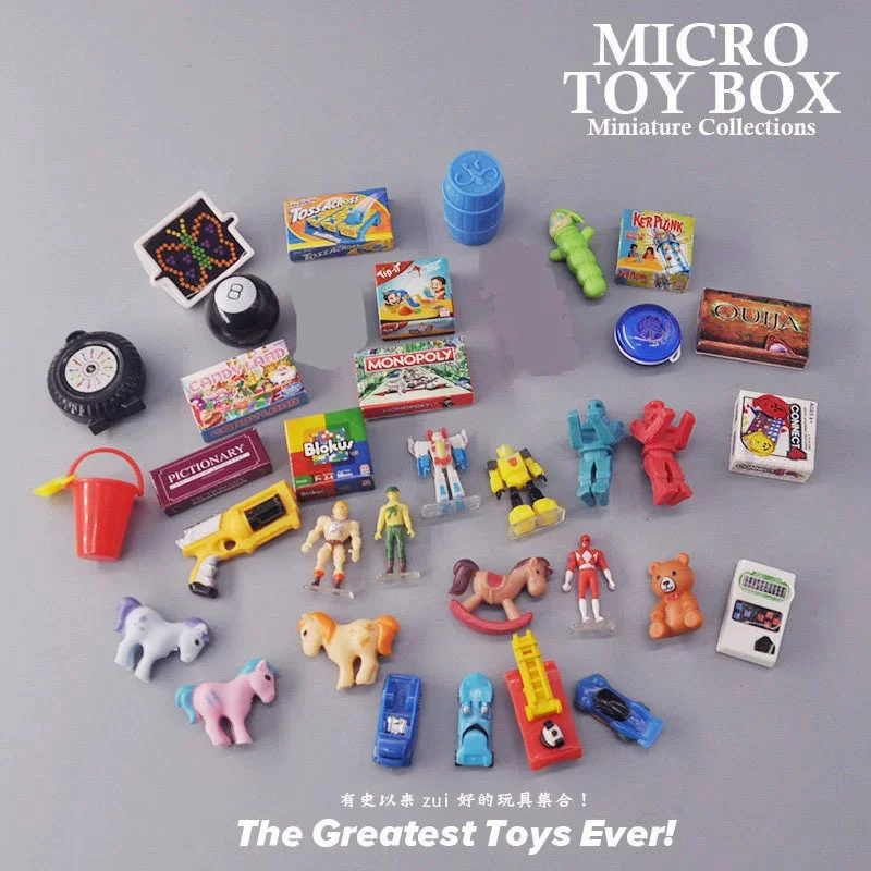 MICROTOYBOX World más pequeño Ultra Mini juguete clásico supermercados en miniatura pieza de aleación trabajo de acto juguete de colección sin caja