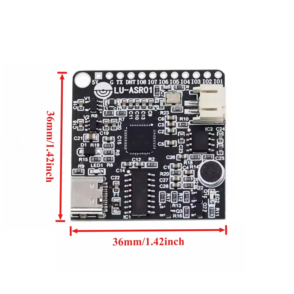 

LU-ASR01 Offline Voice Recognition Module Custom Voice Command Control
