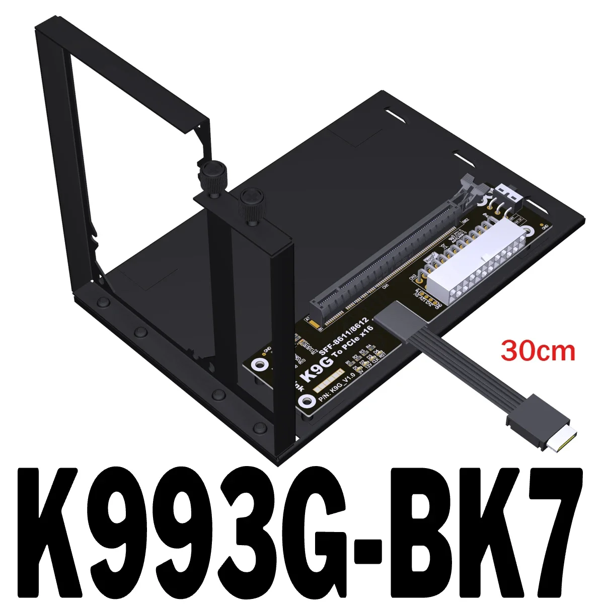 Oculink EGPU PCIe 5.0 X4 128Gbps for Laptop External Graphics Card GPU Dock Notebook GEN5 M.2 NVMe to PCIe X16 SFF-8611 ATX image 3