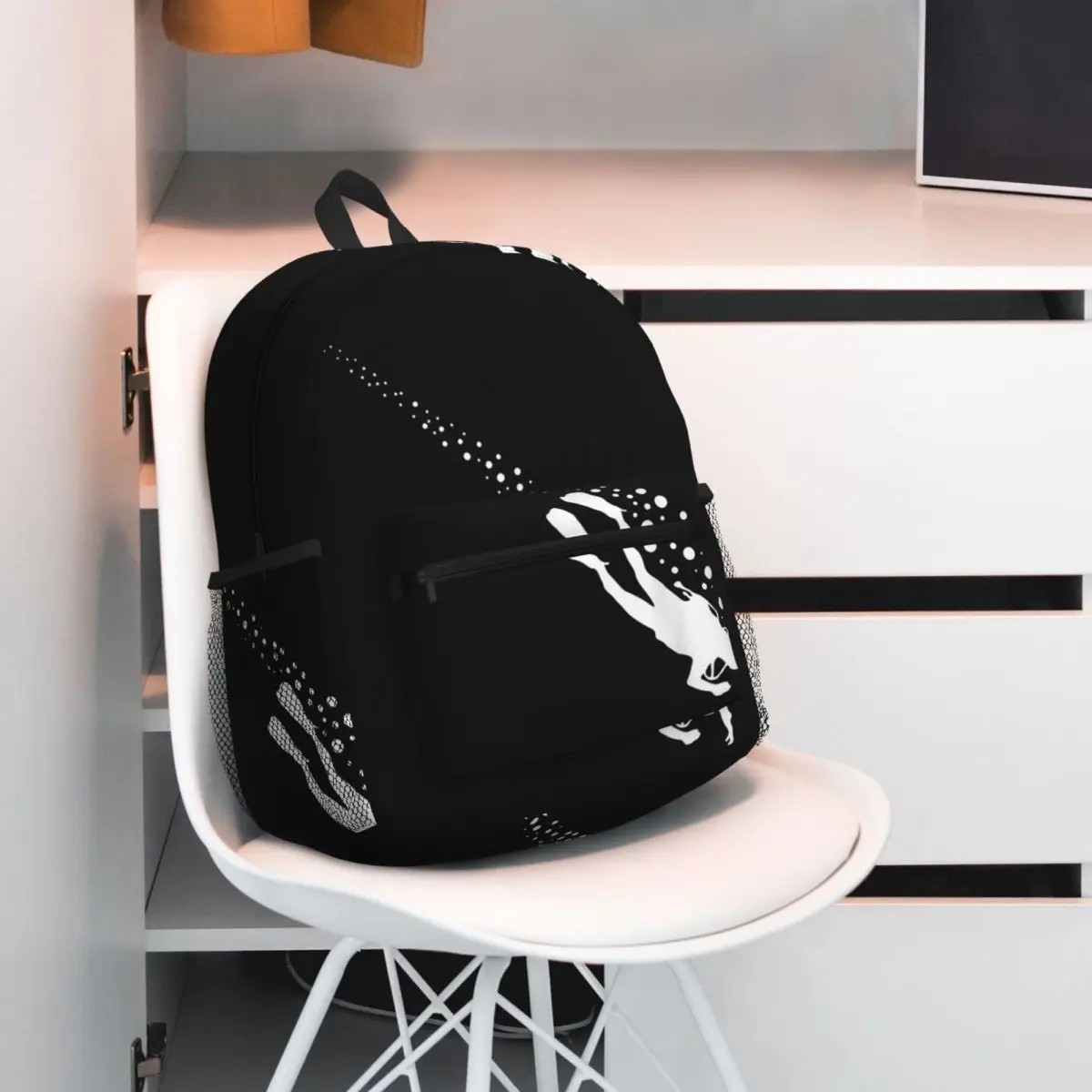 Scuba Diving Apparel Scuba Diving Backpack Daypack Large Capacity Kids BookBag School Bag Shoulder Bags for Men Women