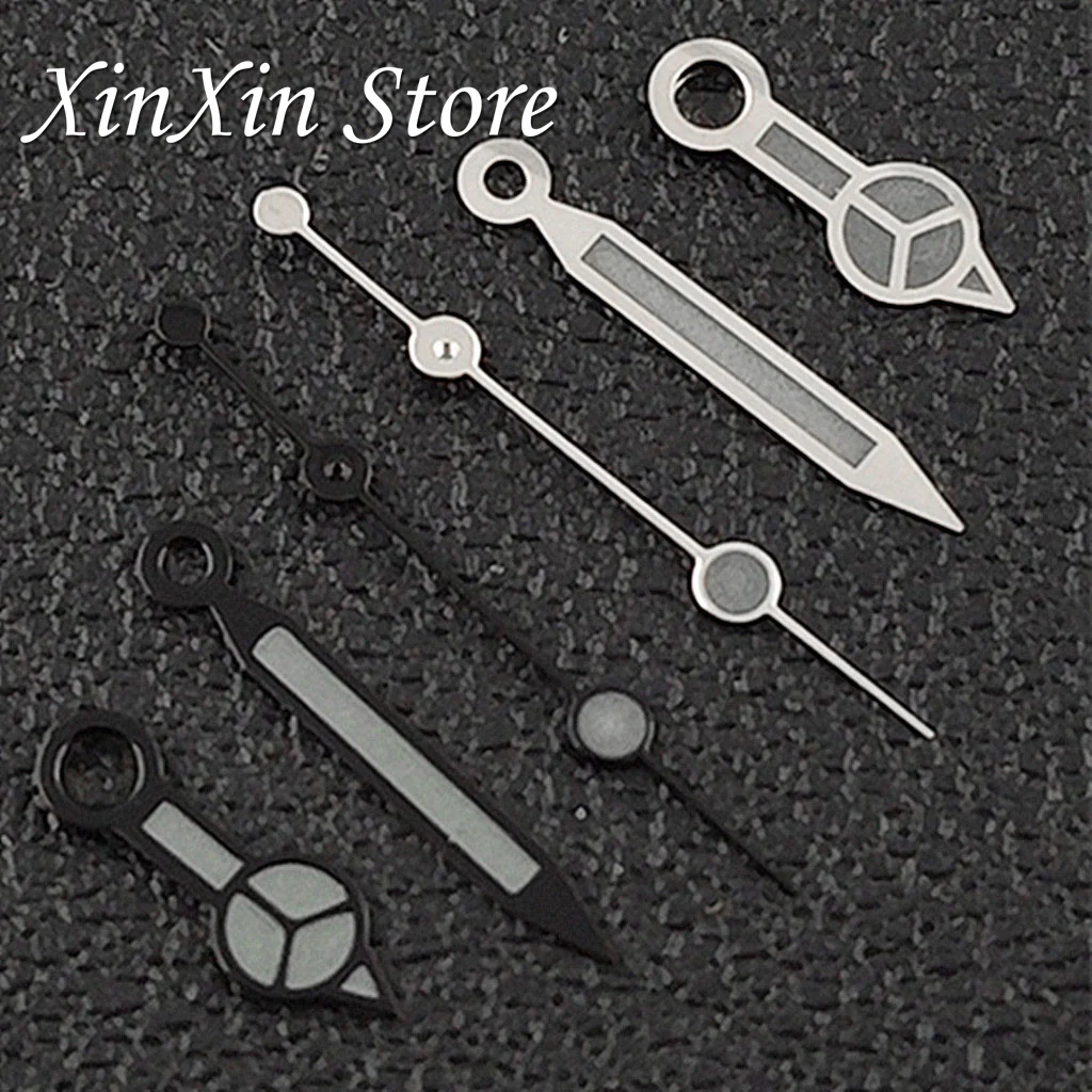 أسود رمادي NH35 الفرعية الأيدي C3 مضيئة ساعة الأيدي ل NH34 NH35 NH36 4R NH38 NH70 NH72 حركة NH35 شبح الساعات مؤشرات