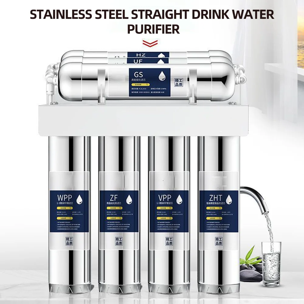 

Seven -level stainless steel household kitchen direct drinking water purifier tap water faucet filter