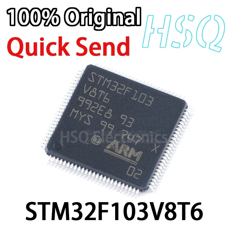 

1PCS NEW STM32F103V8T6 STM32F103 LQFP-100 32-bit Embedded Microcontroller-MCU