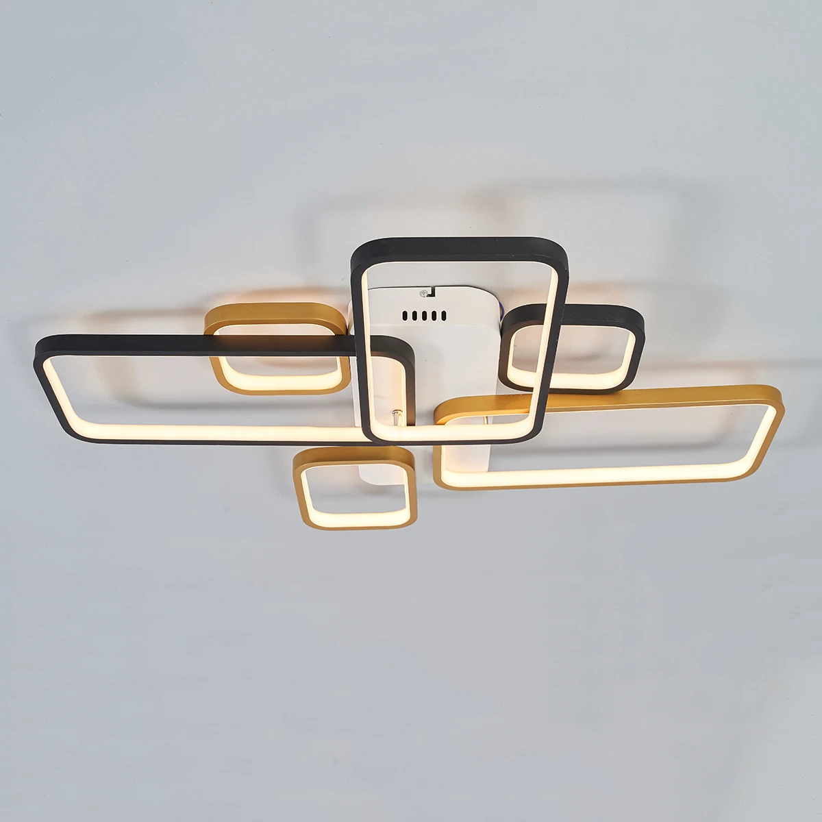 

Black+Gold Modern led chandelier for livingroom bedroom studyroom remote controller dimmable ceiling chandelier light AC110-260V