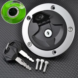 ZX6R ZX10R Motorcycle Fuel Gas Tank Cap Cover with Key For Kawasaki Z750 Z800 Z1000 ER400 ER-4N ZX636 Ninja 1000 ZX1000 ZX-14R