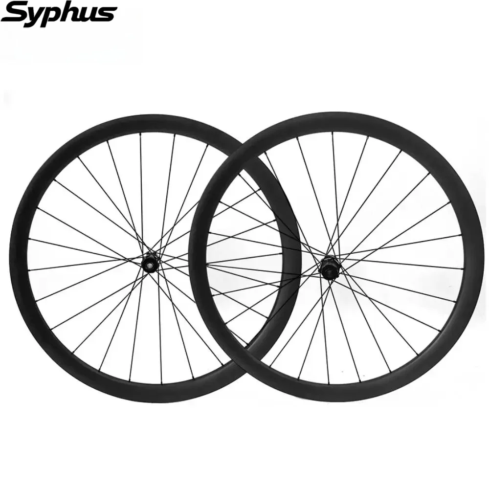 

Syphus New 700C Cyclocross Travel Gravel шоссейный велосипед из углеродного волокна велосипедный дисковый тормоз комплект колес карбон DT350 DT240 крючок бескамерный
