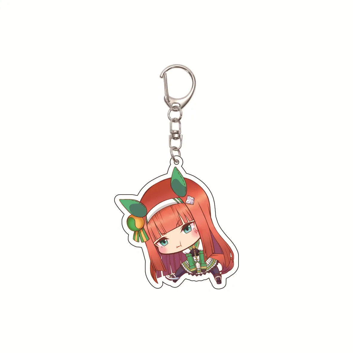 55MM Anime Pretty Derby Figure Special Week Daiwa Scarlet Silence Suzuka Gold Ship Vodka Acrylic Keychain Chrismas Cute Gifts