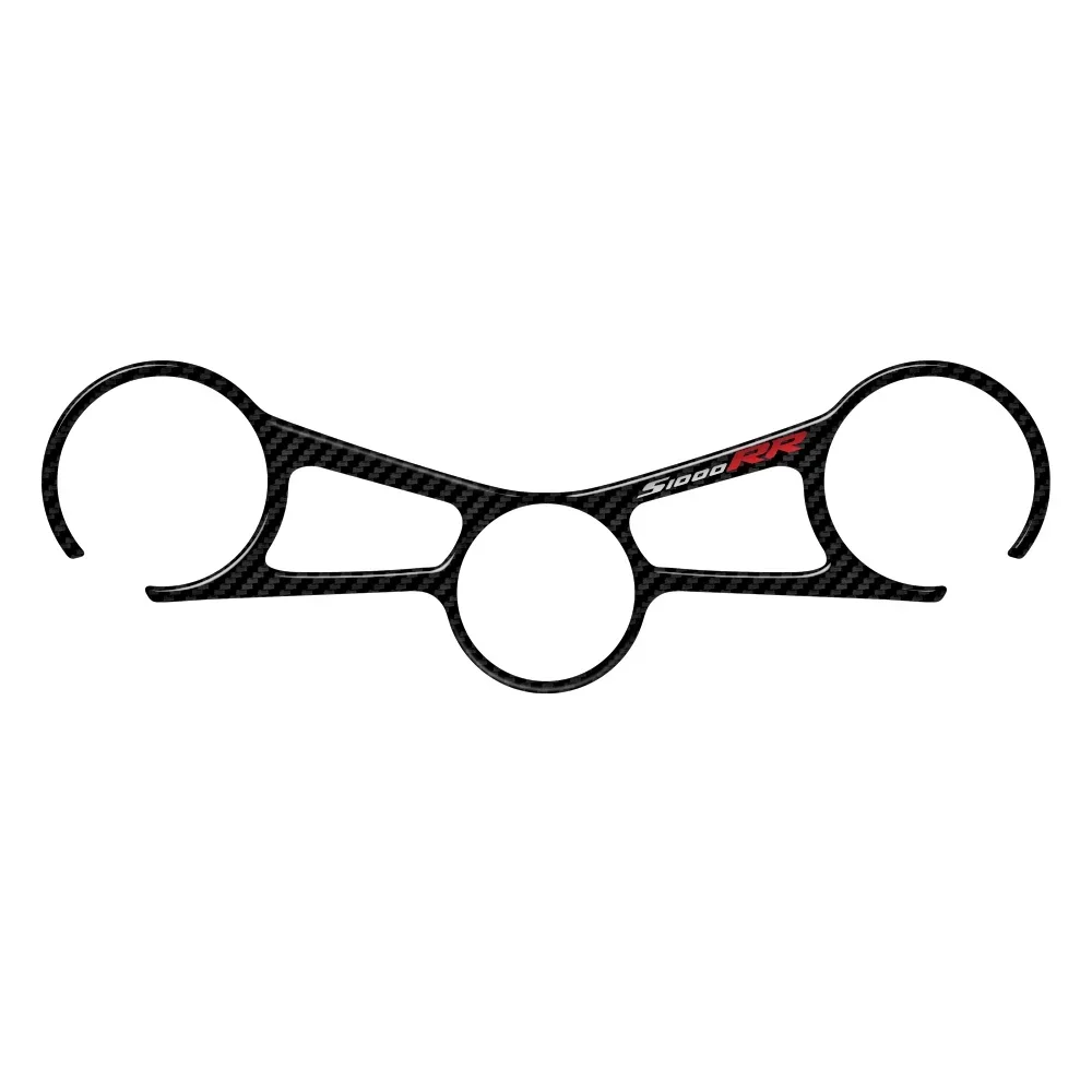 BMW Motorrad S1000RR M1000RR 2019-2023 3D 카본 룩 어퍼 트리플 요크 디펜더 스티커