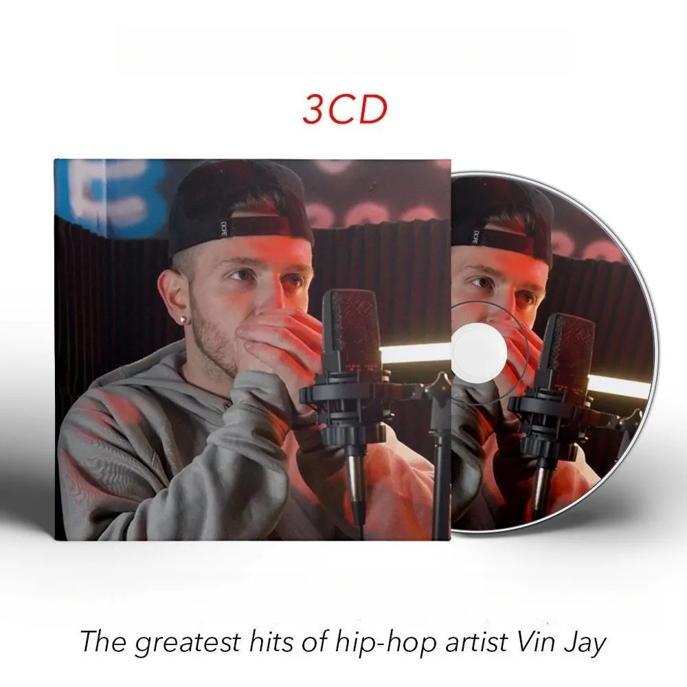 

Vin Jay Greatest Hits 3CD - American Hip-Hop Artist - Popular Western Rap Tracks for Hip-Hop Fans