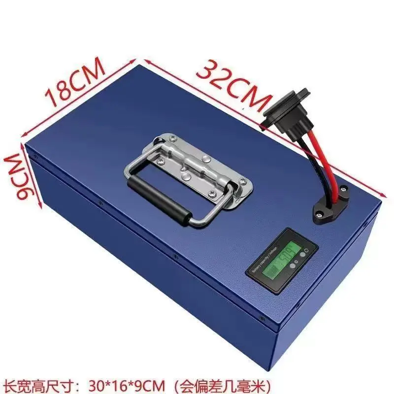 New 36V280ah20Ah50Ah30Ah18650 Lithium Battery Pack 250-3000W Large Capacity, High Power, Remote Battery+84V 2A Charger