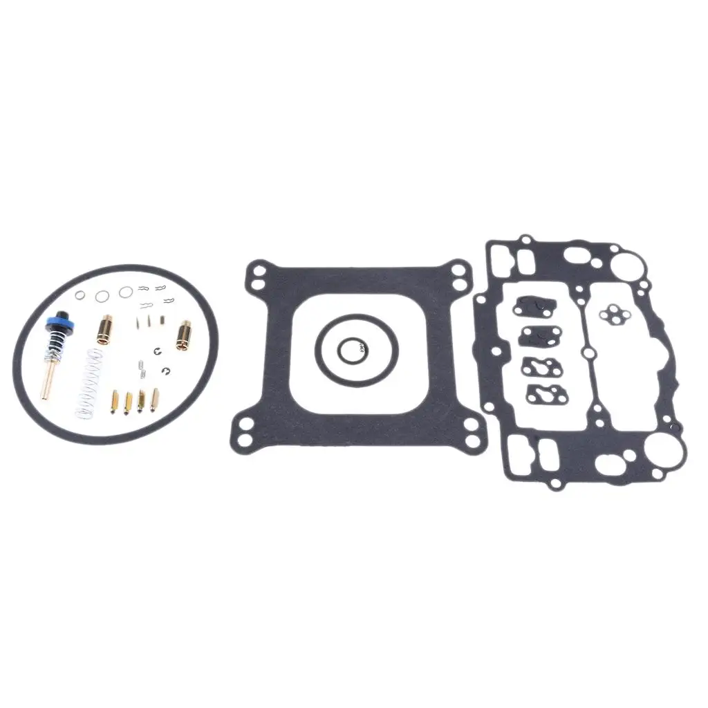 

Комплект для ремонта карбюратора. Компоненты из пластика и алюминиевого сплава. Надежное приспособление для обслуживания подвесных моторов Edelbrock.