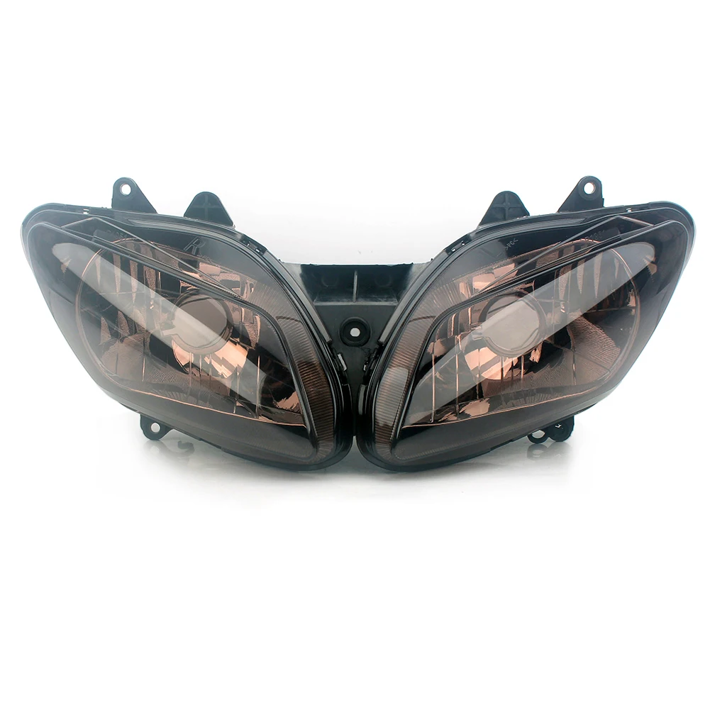 Motorcycle Front Headlight Lamp Assembly For Yamaha YZF-R1 2002 2003 Smoke Clear