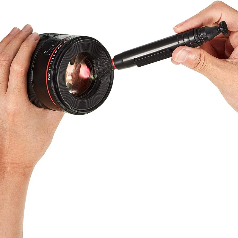 Multifunction Lens Cleaning Brush Camera Screen Cleaning Pen for Phone Camera SLR Telescope Magnifying Glass