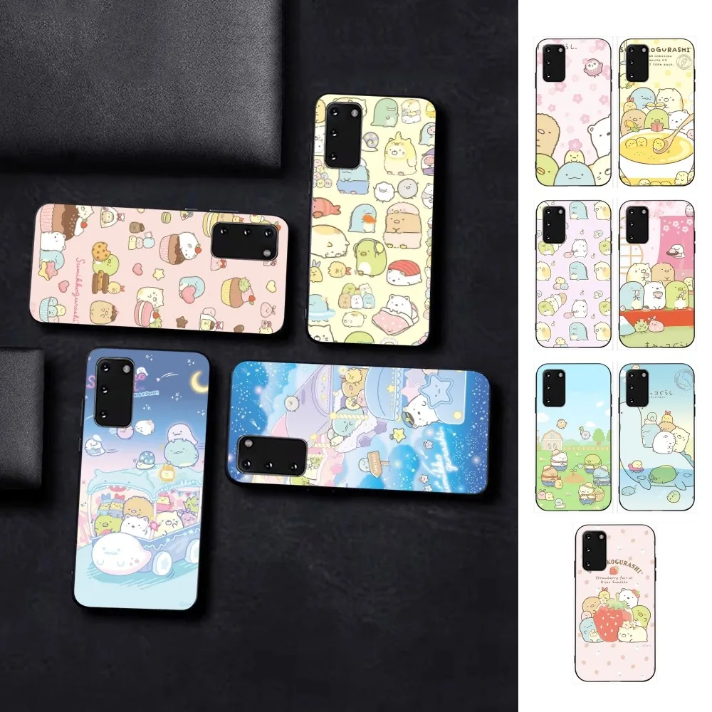 Cute Cartoon Sumikko Gurashi Phone Case For Samsung S 9 10 20 21 22 23 30 23plus lite Ultra FE S10lite Fundas