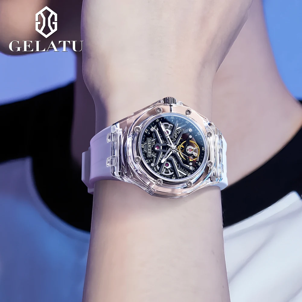 GELATU 8002 Top Luxury Man Wat - огляд і ціна Resin Art Case