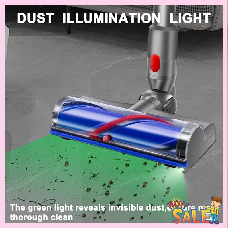 

Замена очистителя A88X со светодиодной подсветкой для Dyson V7 V8 V10 V11 V15, быстросъемная головка с прямым приводом, щетки для чистки головки