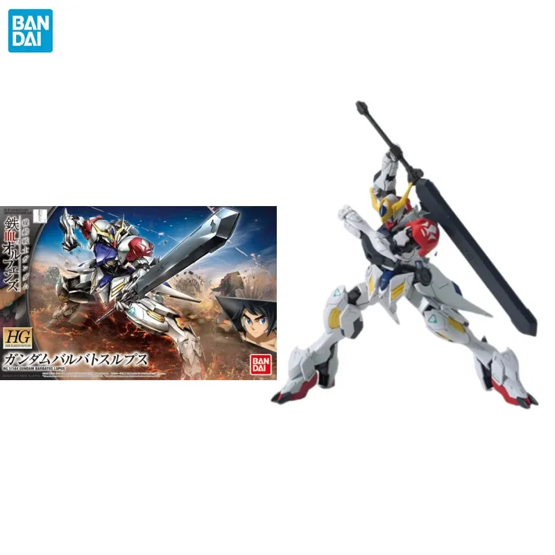 

Bandai Original Gundam Model Kit Anime Figure HG IBO 1/144 GUNDAM BARBATOS LUPUS Action Figures Collectible Toys Gifts for Kids