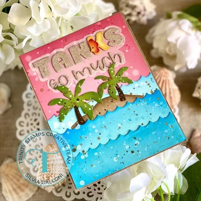 Starring Sentiment Tanks So Much Island Metal Cutting Dies for DIY Scrap Booking Crafts Dies Cut Stencils Maker Photo Album view 6