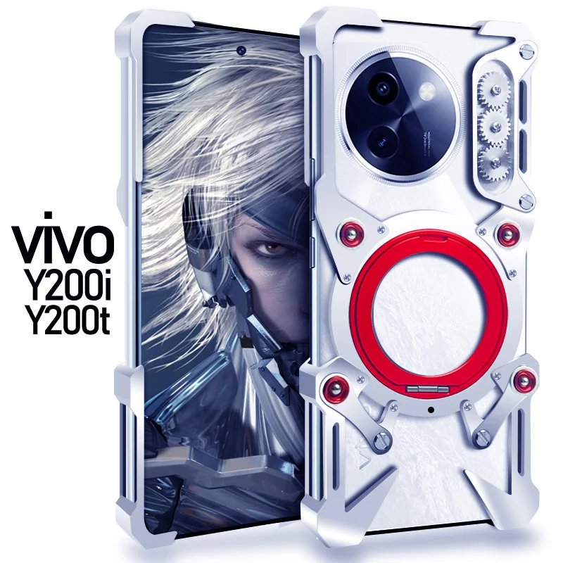

Luxury Zimon Metal New Thor Heavy Duty Armor Metal Aluminum Phone Case For Vivo Y400 Y300 Y200 Y78 Pro Back Fundas Coques Bumper
