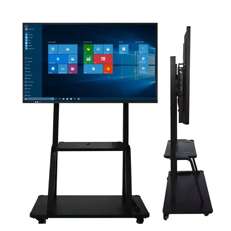 55 Inch 4K Android Touch Screen Interactive Whitard Digital Smart Board For Office Meeting Classroom Education