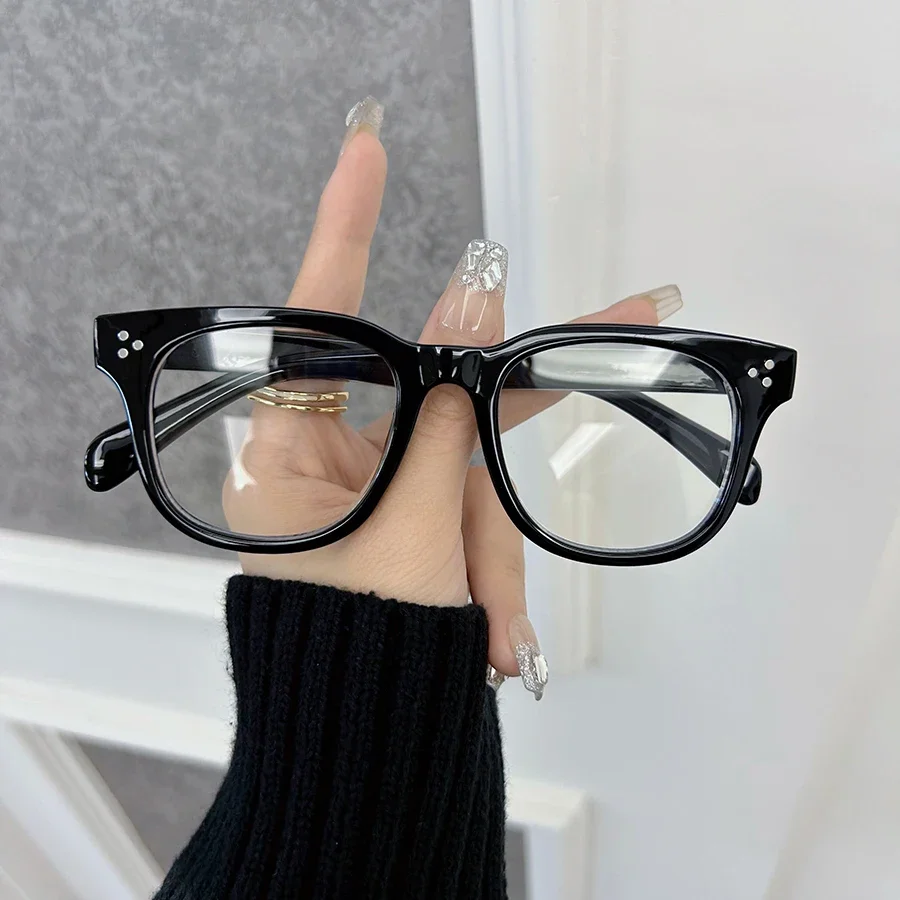 Fashion Trendy Square Eyeglasses Frames Women Men Transparent Clear Brand Designer Optical Colorful Frame Oculos