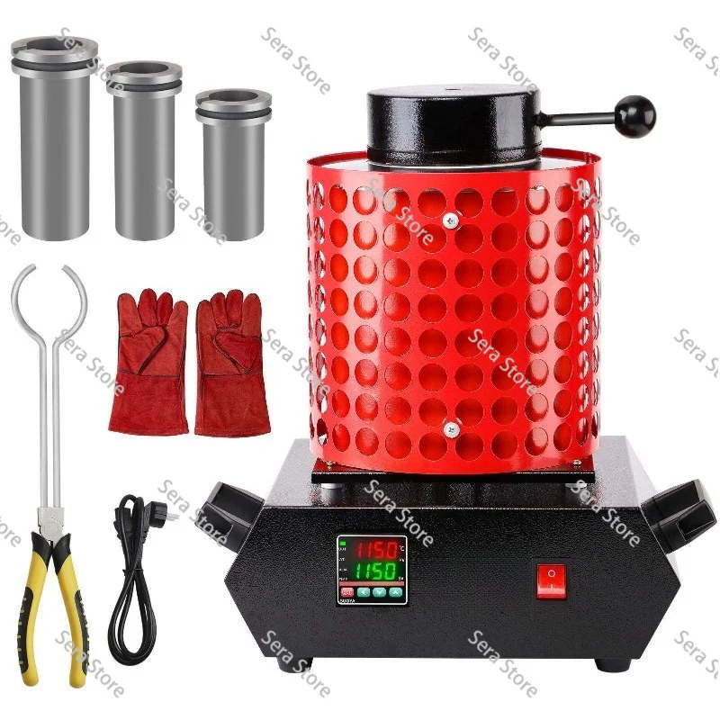 Factory Direct Jewelry Metal Melting Furnace Laboratory Electric Smelting Oven with Crucible for Gold Silver Copper
